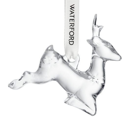 Waterford Mini Reindeer Ornament-Goviers