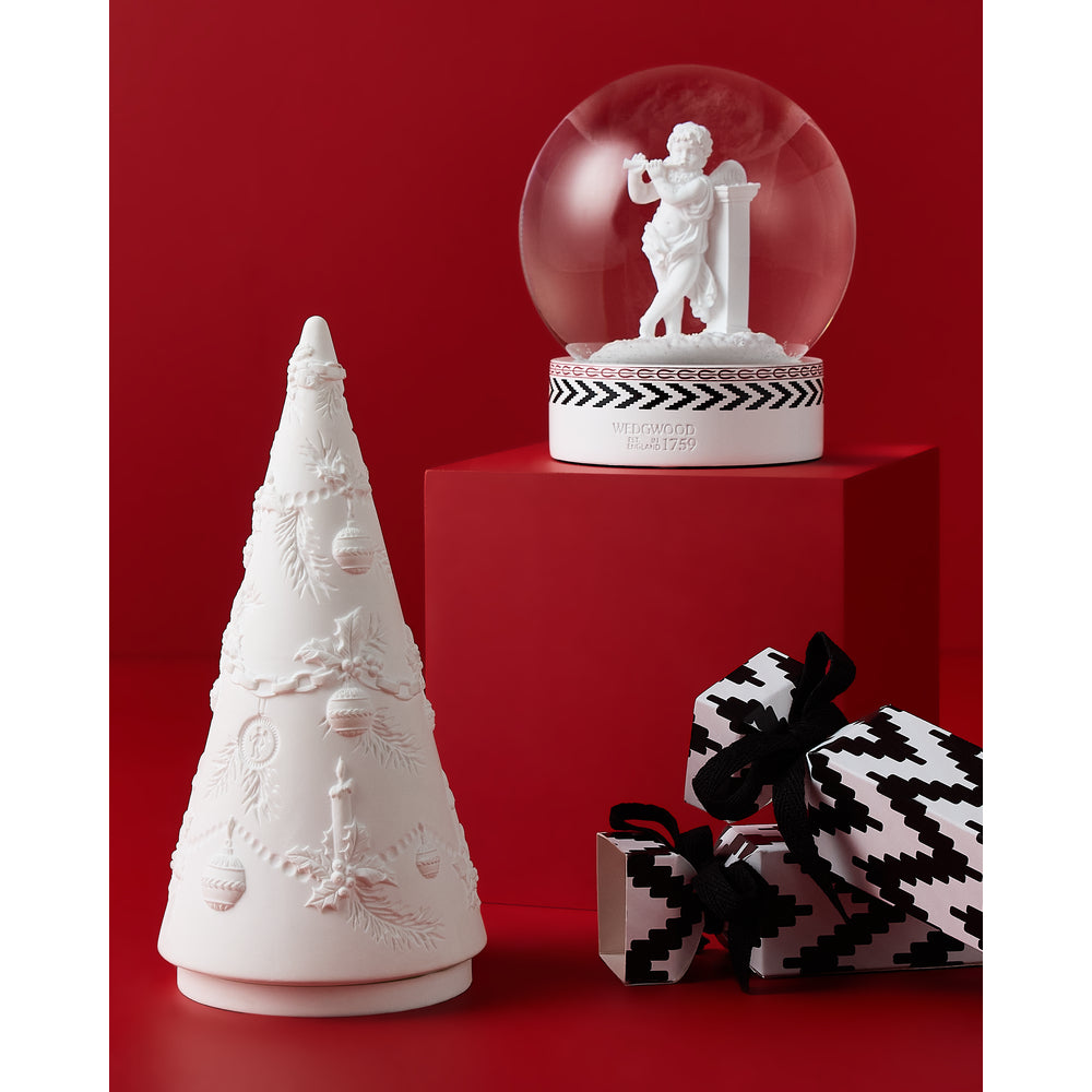 Wedgwood 2024 Snow Globe Christmas Cherub