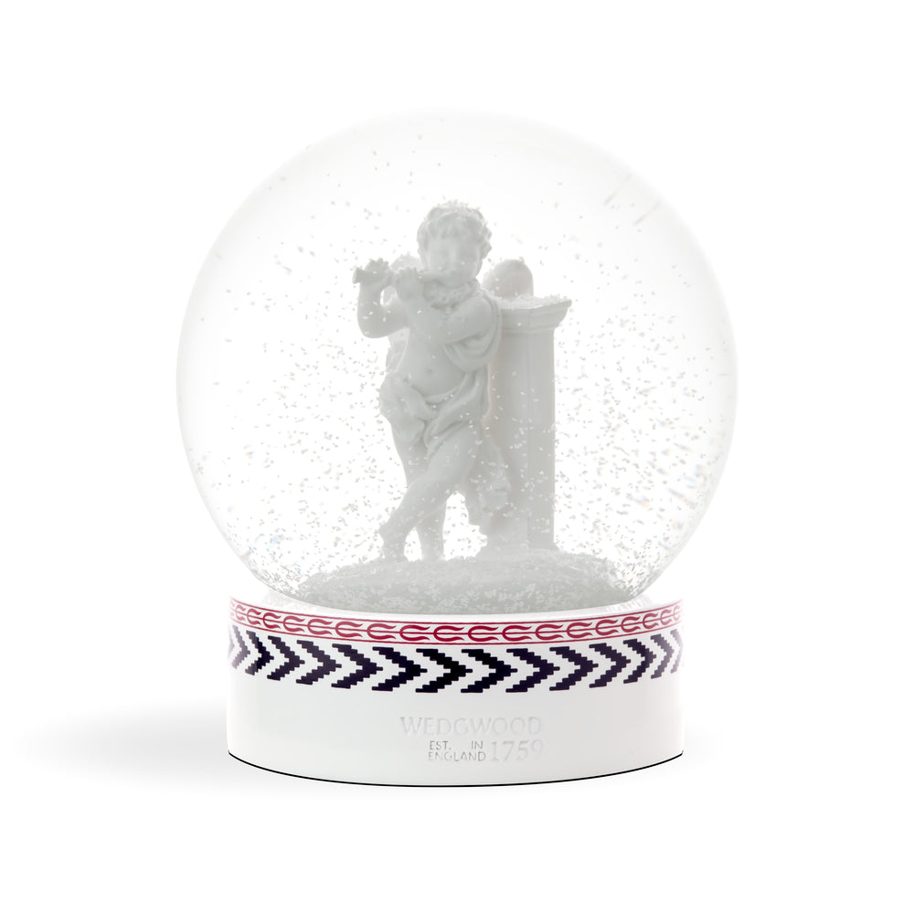 Wedgwood 2024 Snow Globe Christmas Cherub