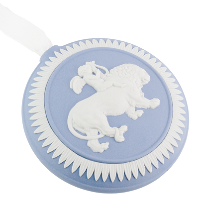 Wedgwood Jasperware Cherub & Lion Ornament-Goviers