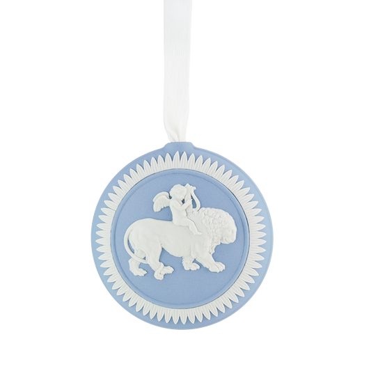 Wedgwood Jasperware Cherub & Lion Ornament-Goviers