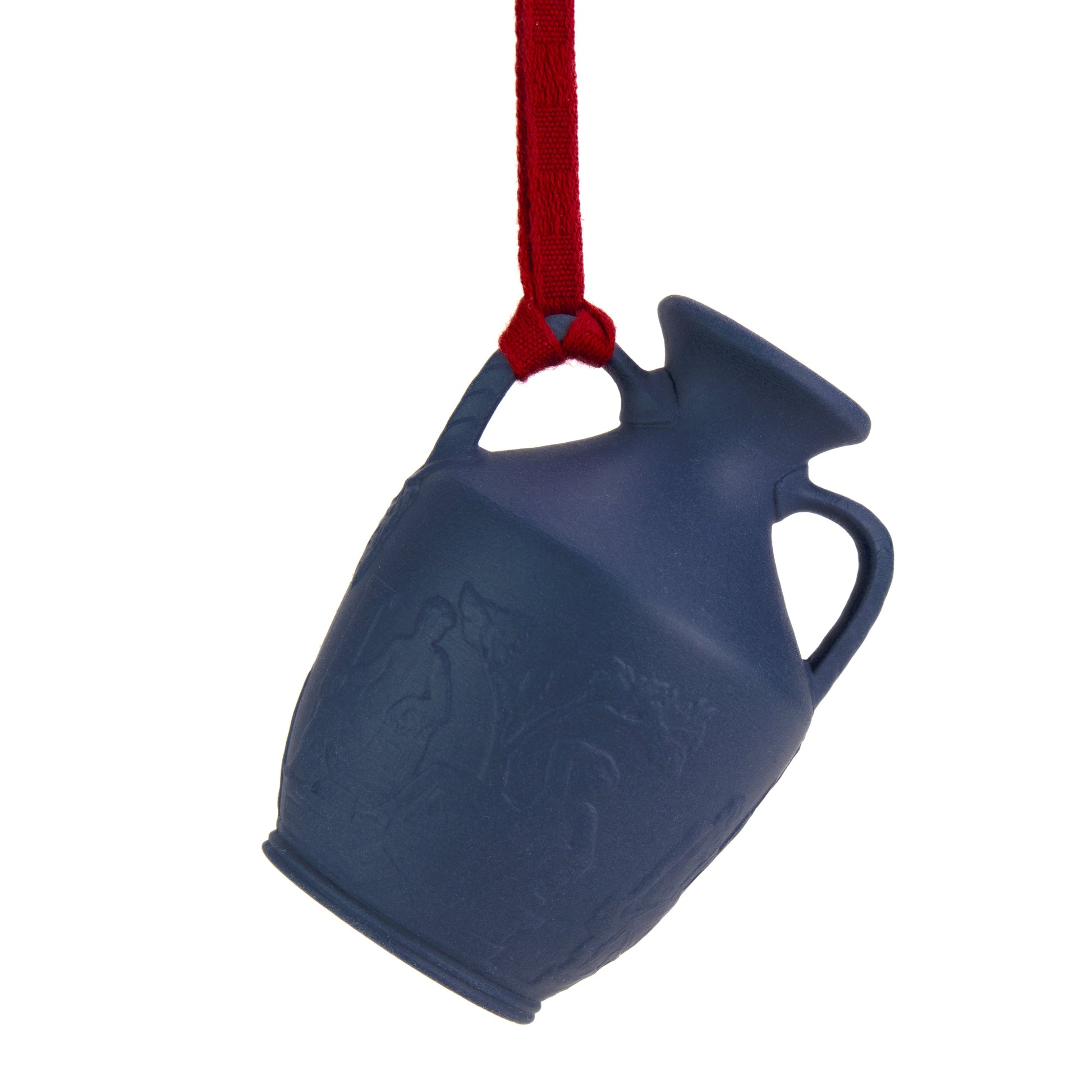 Wedgwood Jasperware Mini Portland Vase Ornament - Mercury Blue-Goviers