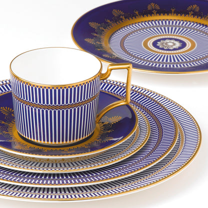 Wedgwood Anthemion Blue Teacup and Saucer
