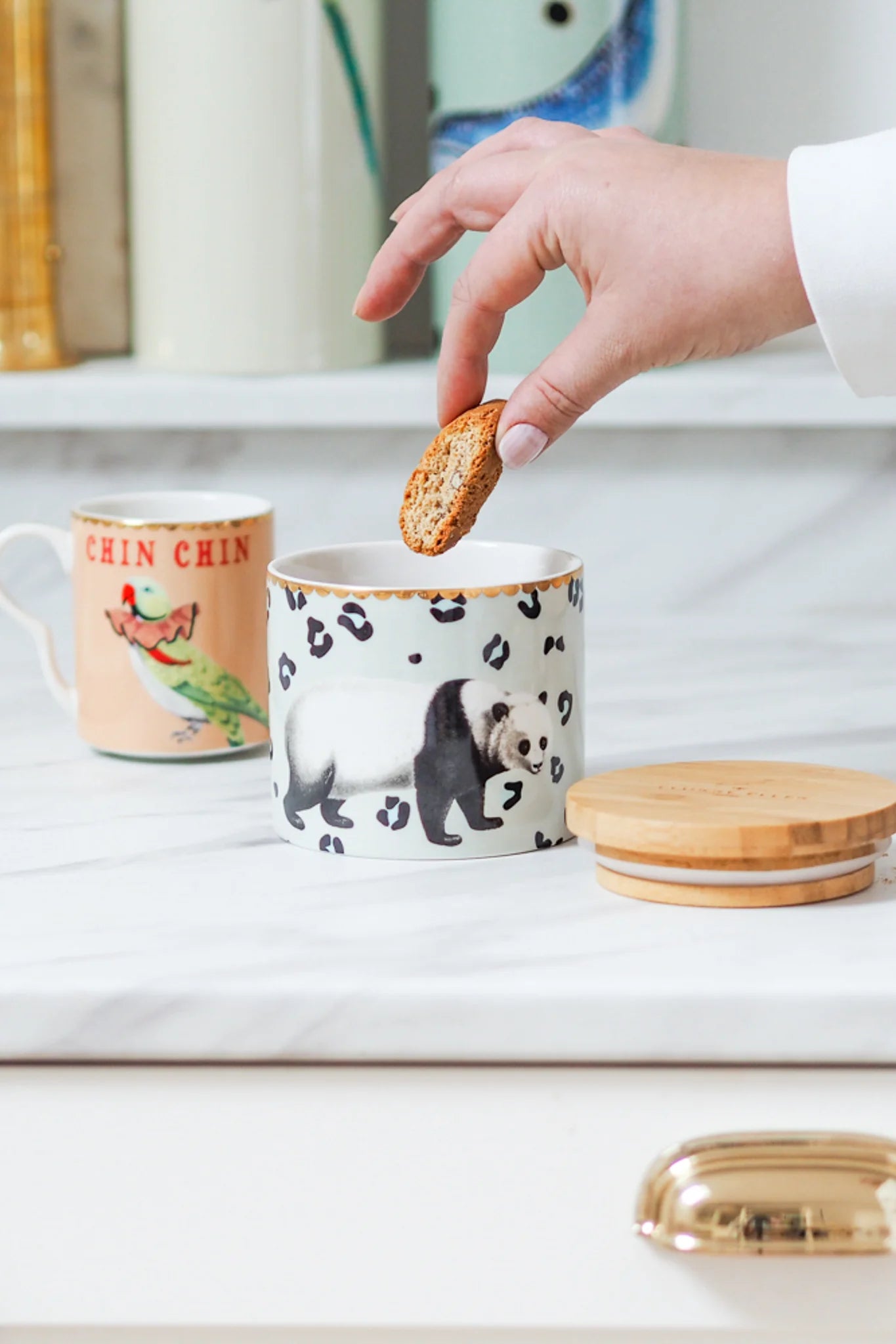 Yvonne Ellen Small Storage Jar - Panda