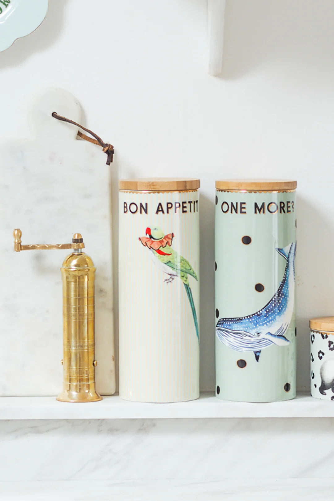 Yvonne Ellen Large Storage Jar - Parrot