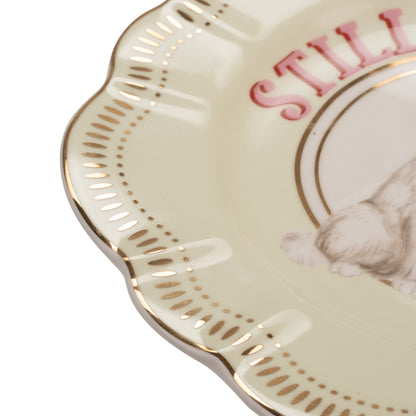 Yvonne Ellen Flower Tea Plate - Labrador