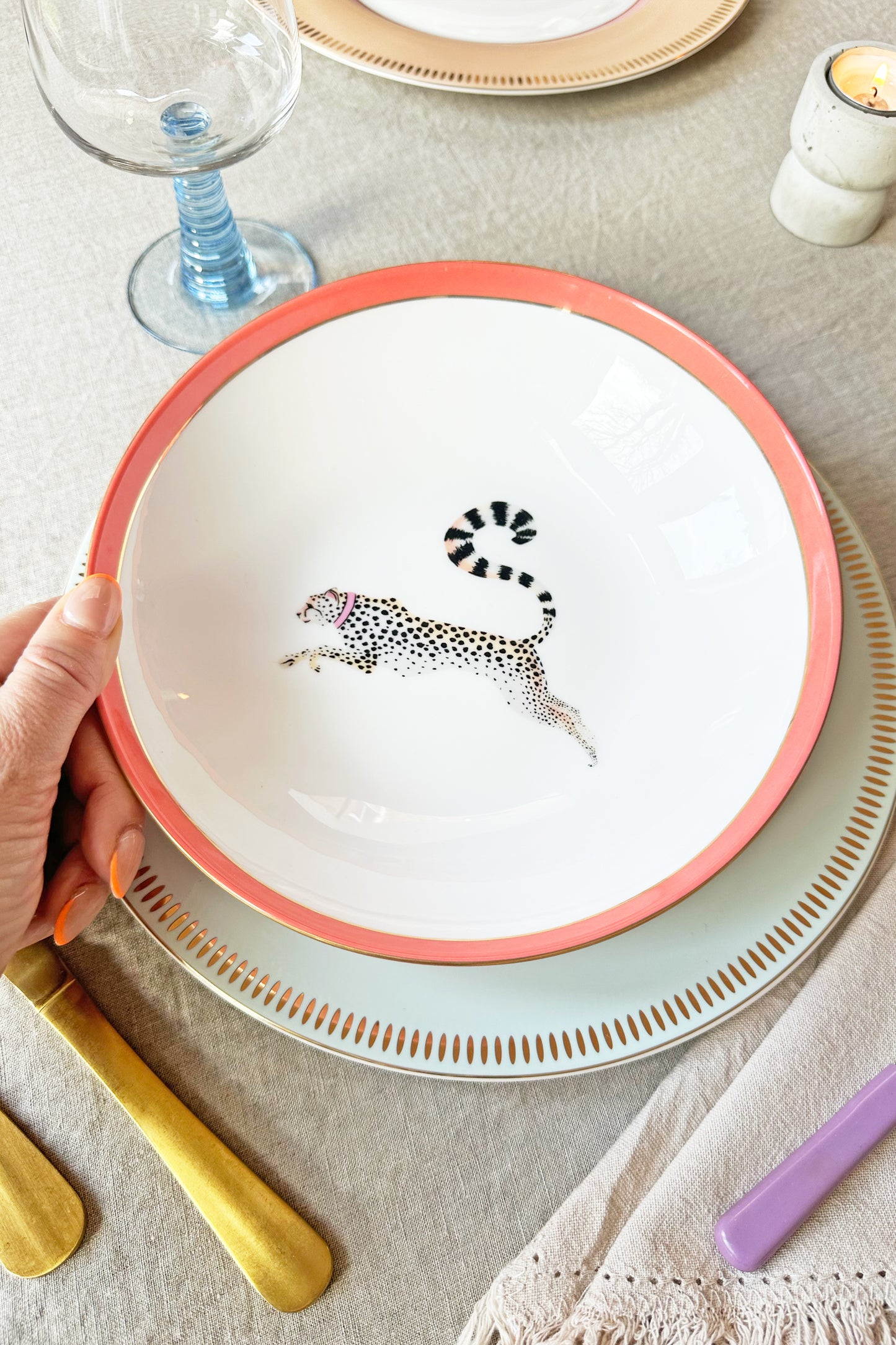 Yvonne Ellen Animal Pasta Bowl Set of 4