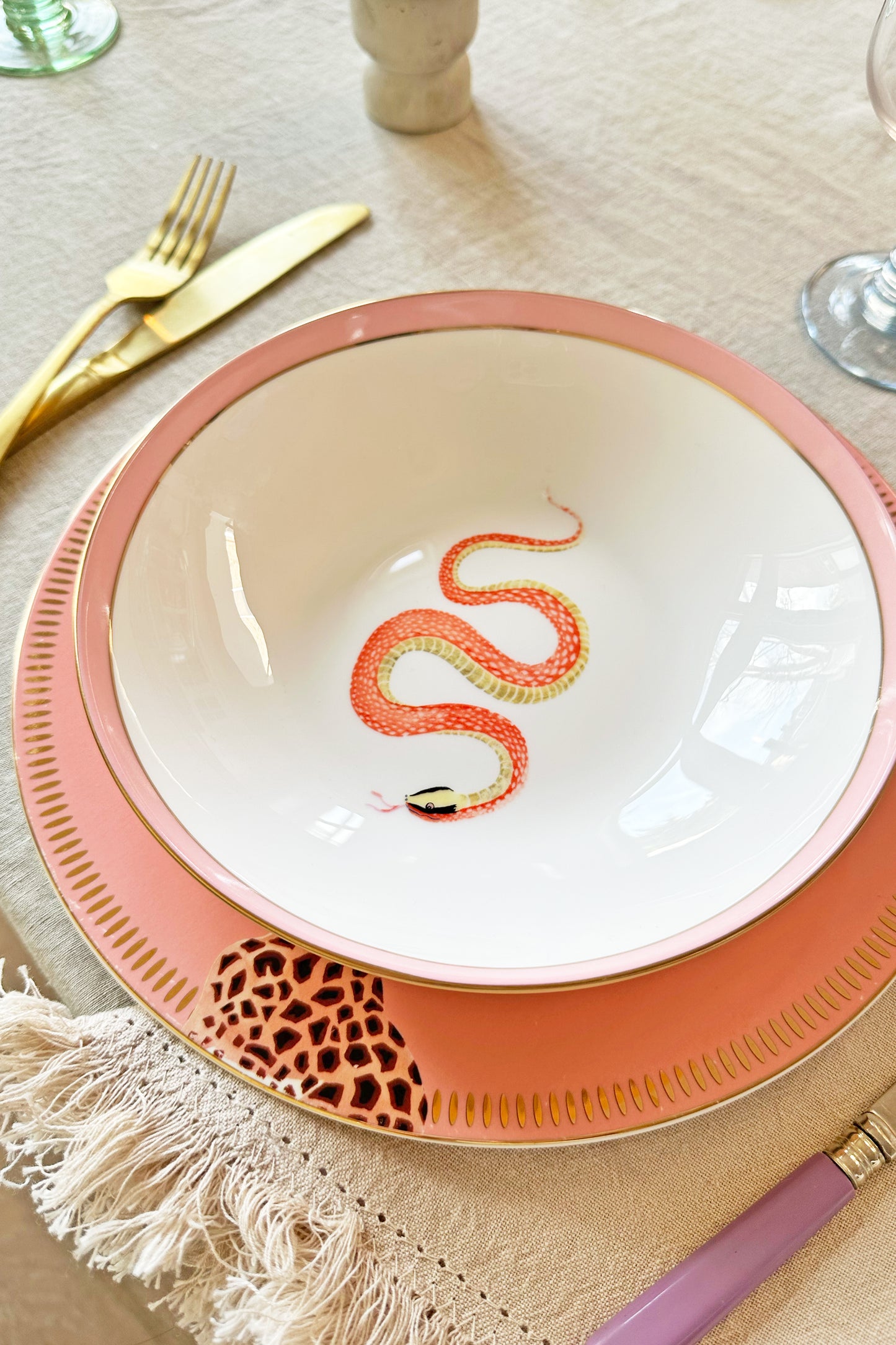 Yvonne Ellen Animal Pasta Bowl Set of 4