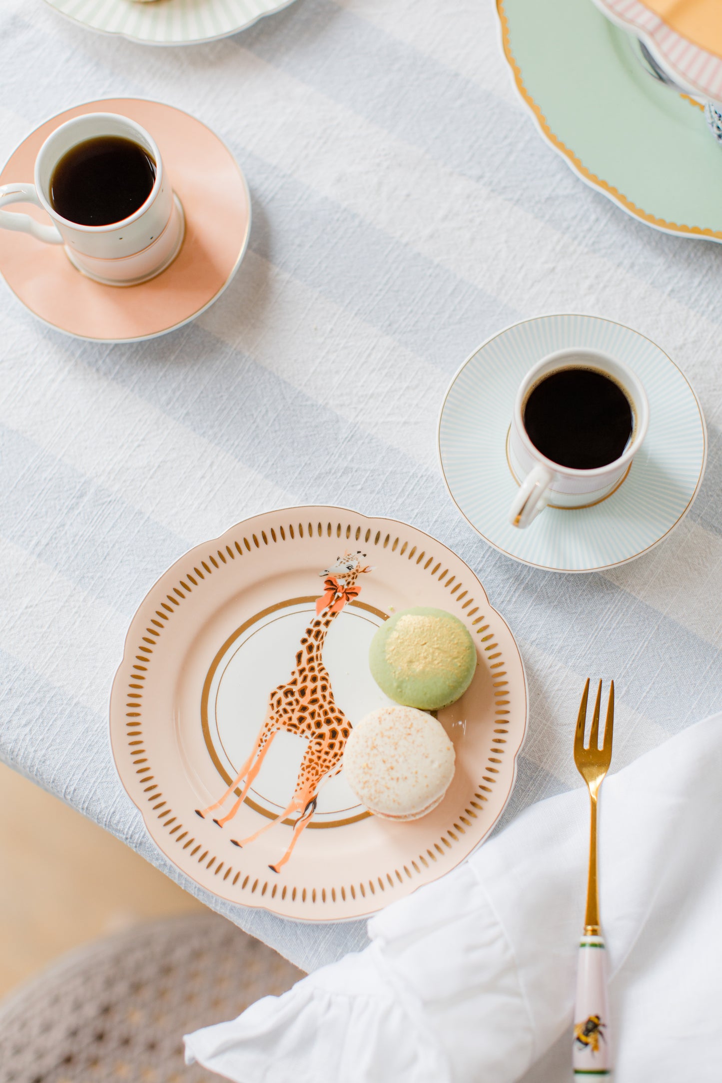 Yvonne Ellen Animal Tea Plates Set of 4