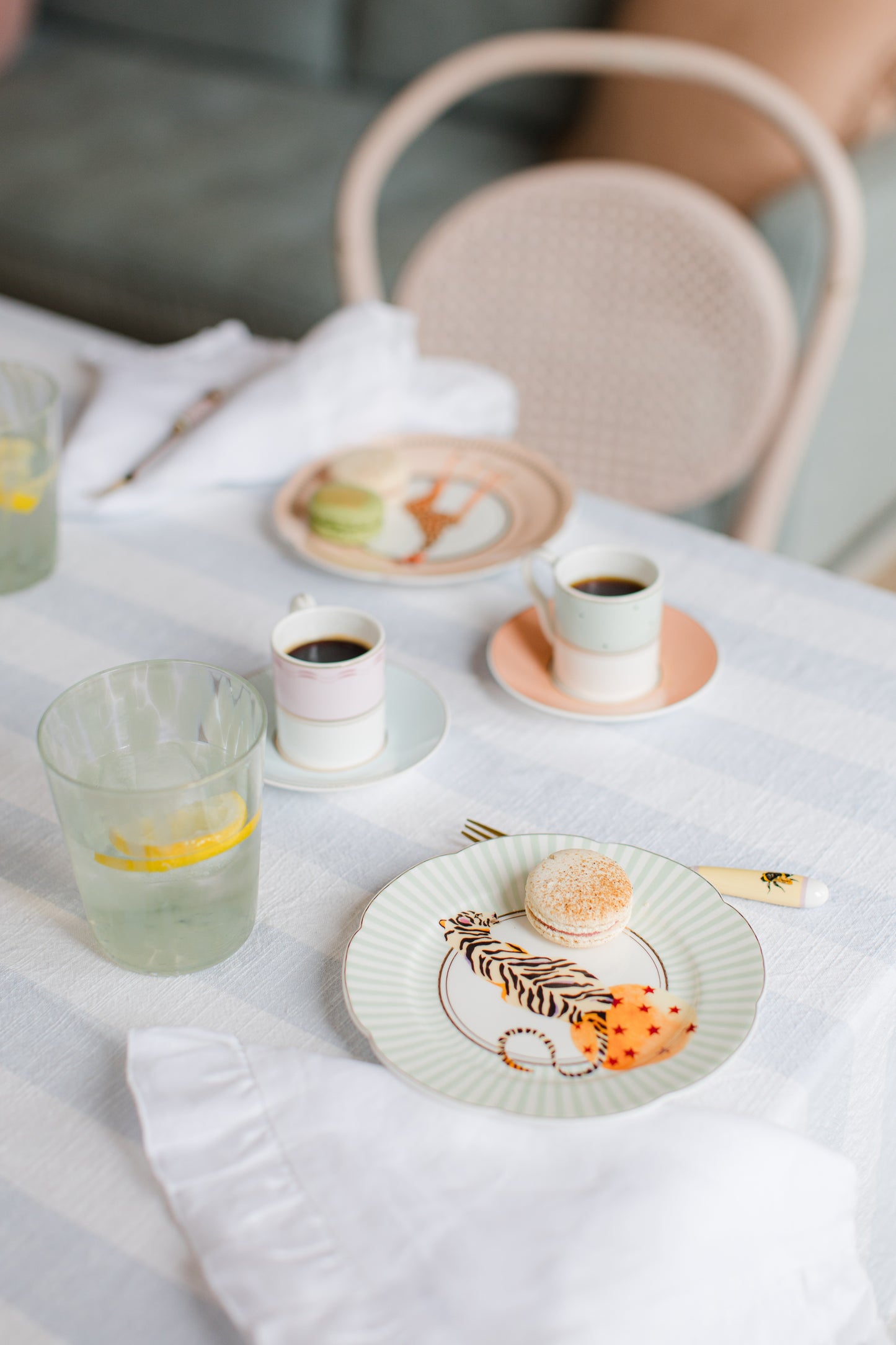 Yvonne Ellen Animal Tea Plates Set of 4