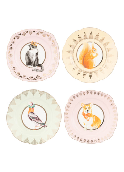 Yvonne Ellen Best Of British Tea Plate Set of 4