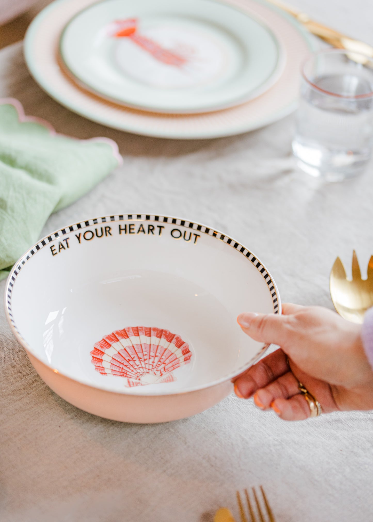 Yvonne Ellen Serving Bowl - Shell