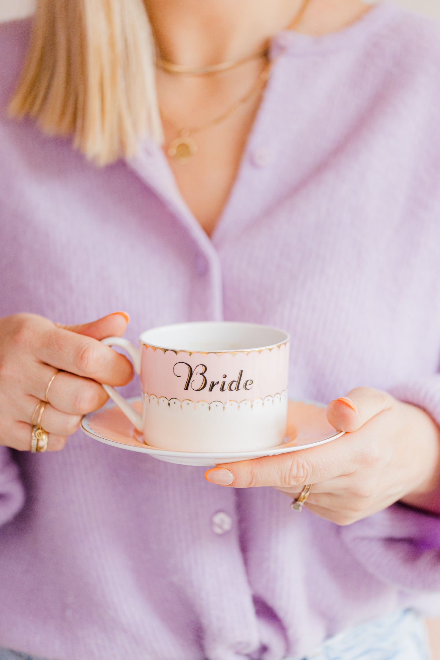 Yvonne Ellen Teacup and Saucer - Bride