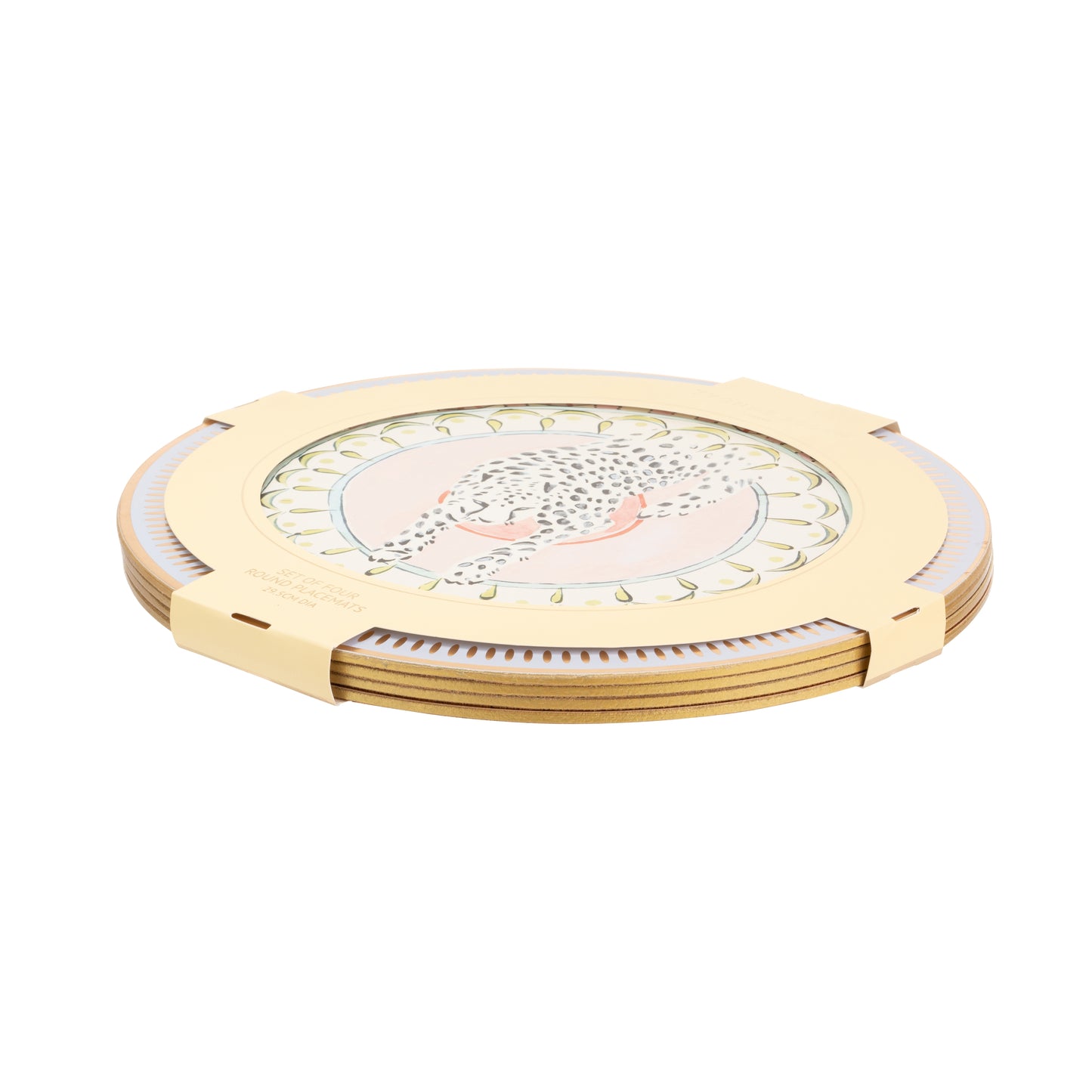 Yvonne Ellen Round Cork Placemats Set of 4