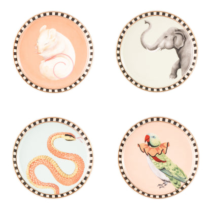 Yvonne Ellen Animal Coaster Set of 4