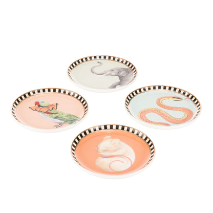 Yvonne Ellen Animal Coaster Set of 4