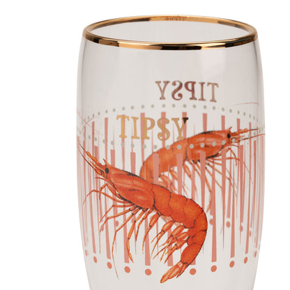 Yvonne Ellen Champagne Flute - Shrimp