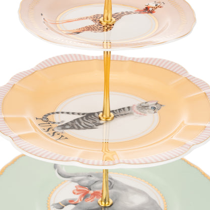 Yvonne Ellen Animal 3 Tier Cake Stand
