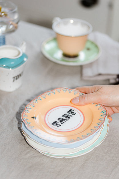 Yvonne Ellen Cheeky Tea Plates Set of 4