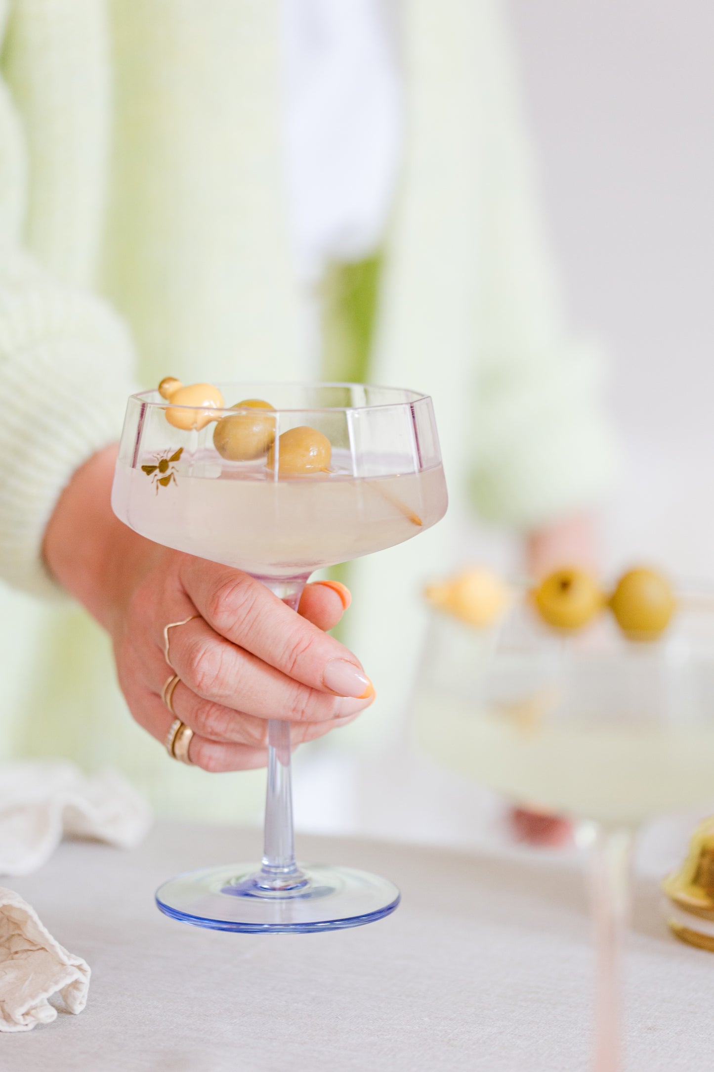 Yvonne Ellen Coupe Glass Set of 2 - Bee