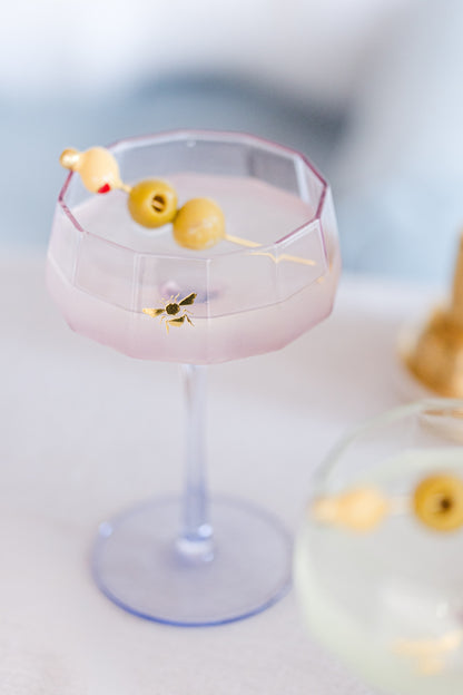 Yvonne Ellen Coupe Glass Set of 2 - Bee