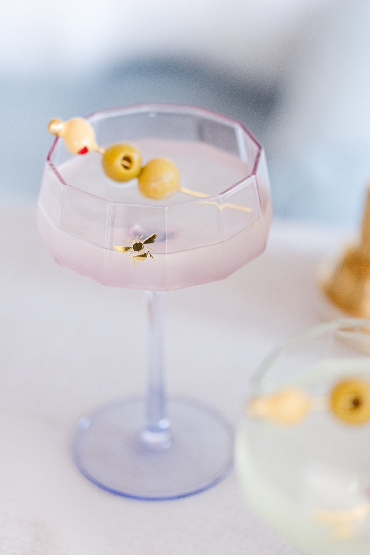 Yvonne Ellen Coupe Glass Set of 2 - Bee