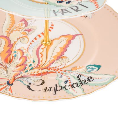 Yvonne Ellen Floral 2 Tier Cake Stand