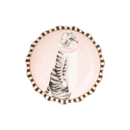 Yvonne Ellen Fluted Trinket Tray - Cat