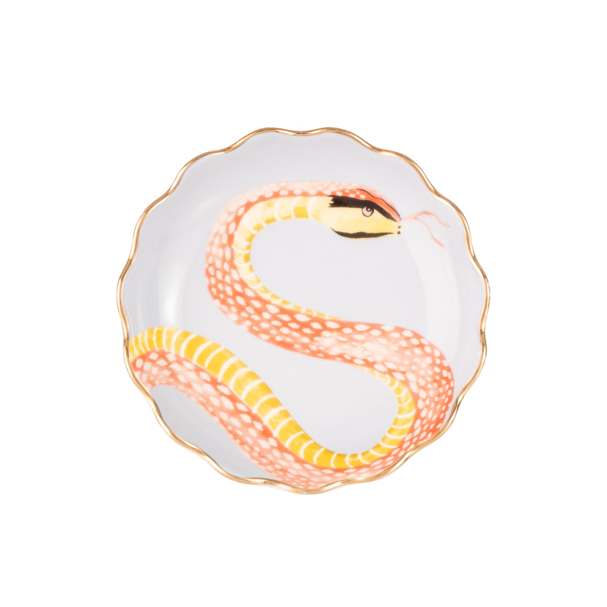 Yvonne Ellen Fluted Trinket Tray - Snake