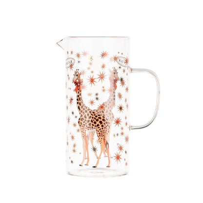 Yvonne Ellen Glass Jug - Giraffe