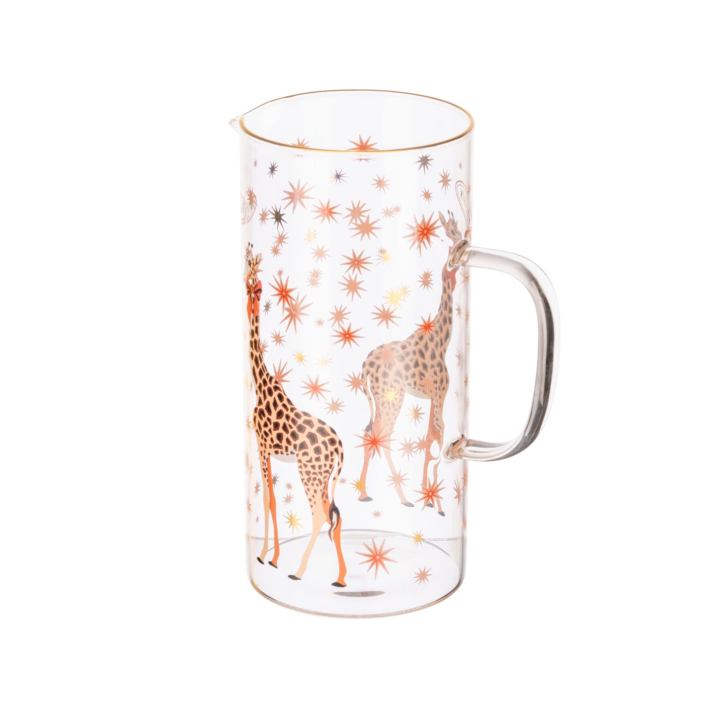 Yvonne Ellen Glass Jug - Giraffe