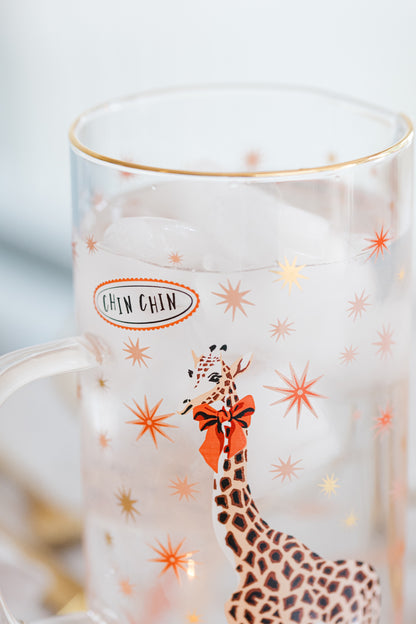 Yvonne Ellen Glass Jug - Giraffe