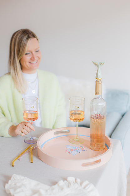 Yvonne Ellen Wine Glass Set of 2 - Bee