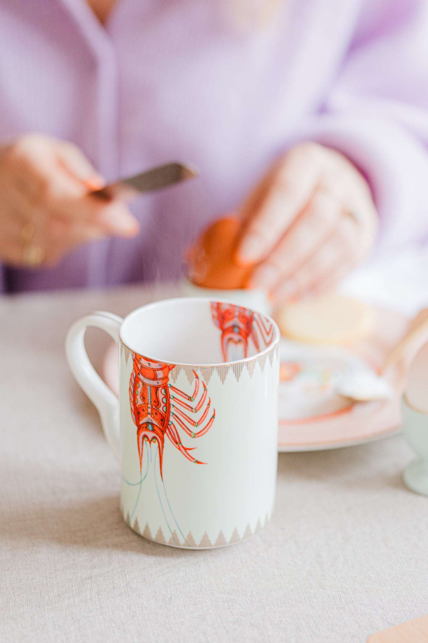 Yvonne Ellen Under The Sea Mug - Lobster