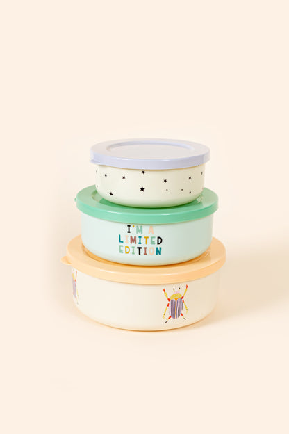 Yvone Ellen Kids Snack Pot Set of 3 - Beetle