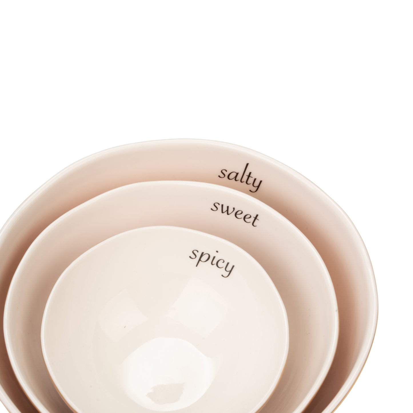 Yvonne Ellen Set Of 3 Nesting Bowls - Cheetah