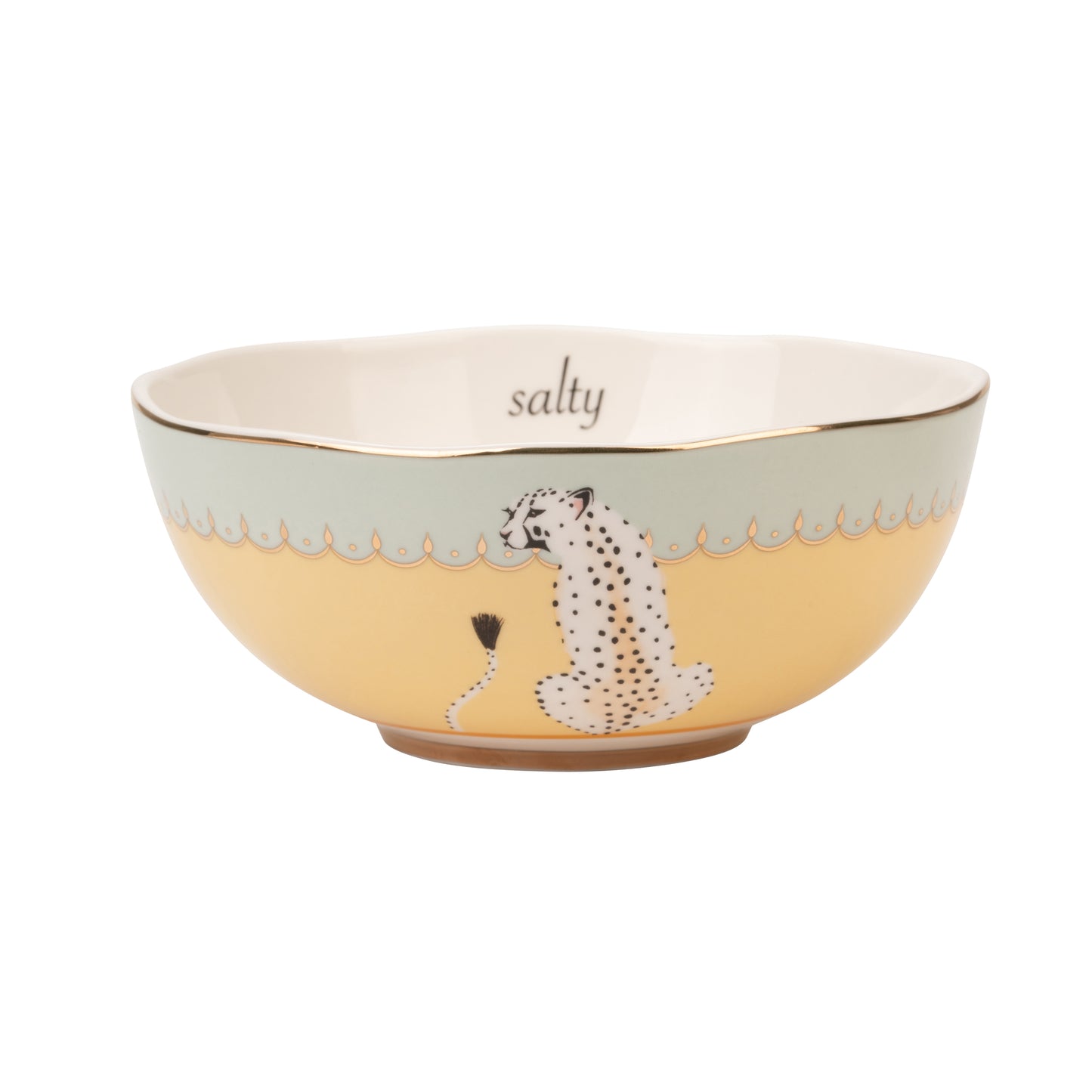Yvonne Ellen Set Of 3 Nesting Bowls - Cheetah