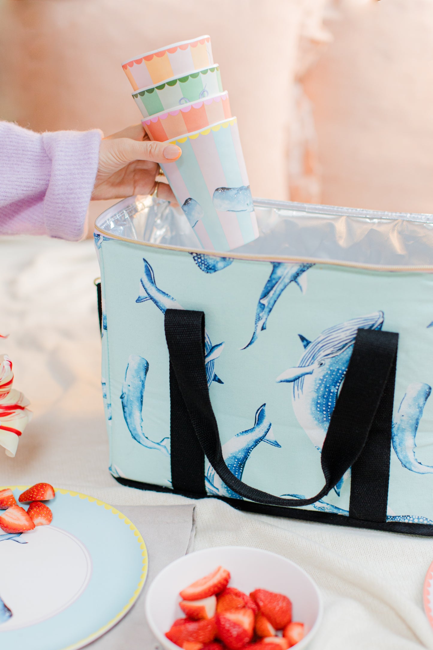 Yvonne Ellen Cooler Bag - Whale