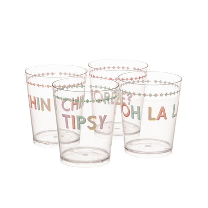 Yvonne Ellen Plastic Tumbler Set of 4