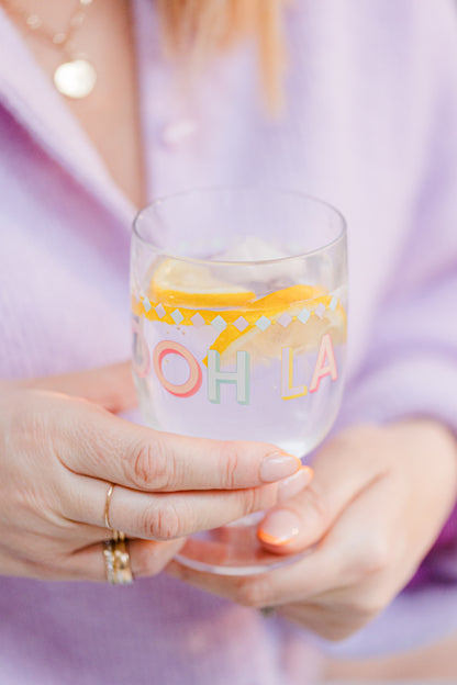 Yvonne Ellen Plastic Wine Glass Set of 4