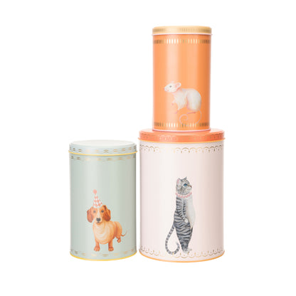 Yvonne Ellen Set Of 3 Storage Tins