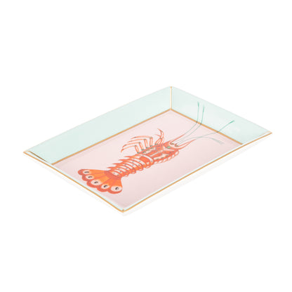 Yvonne Ellen Rectangular Trinket Tray - Lobster