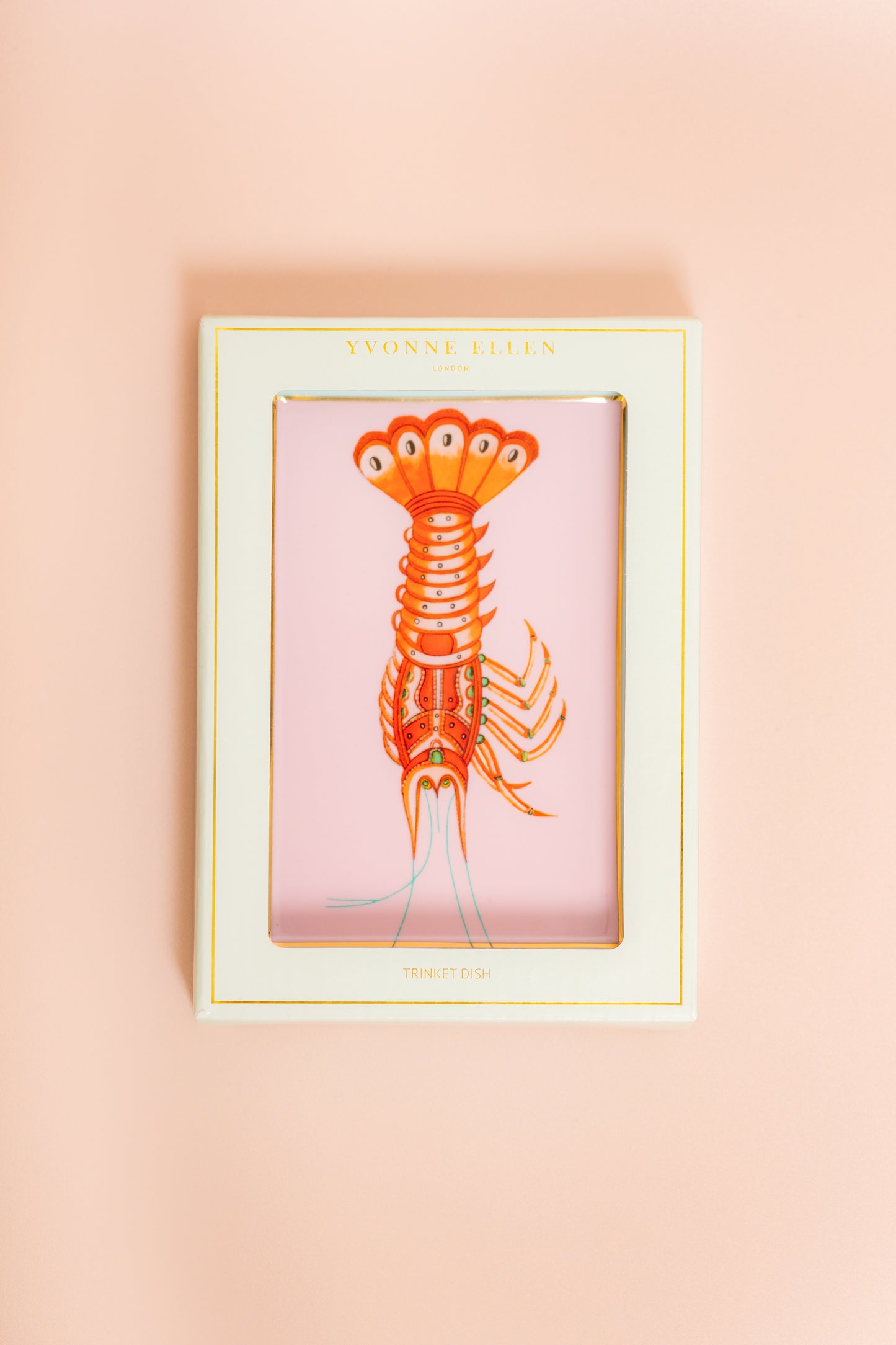 Yvonne Ellen Rectangular Trinket Tray - Lobster