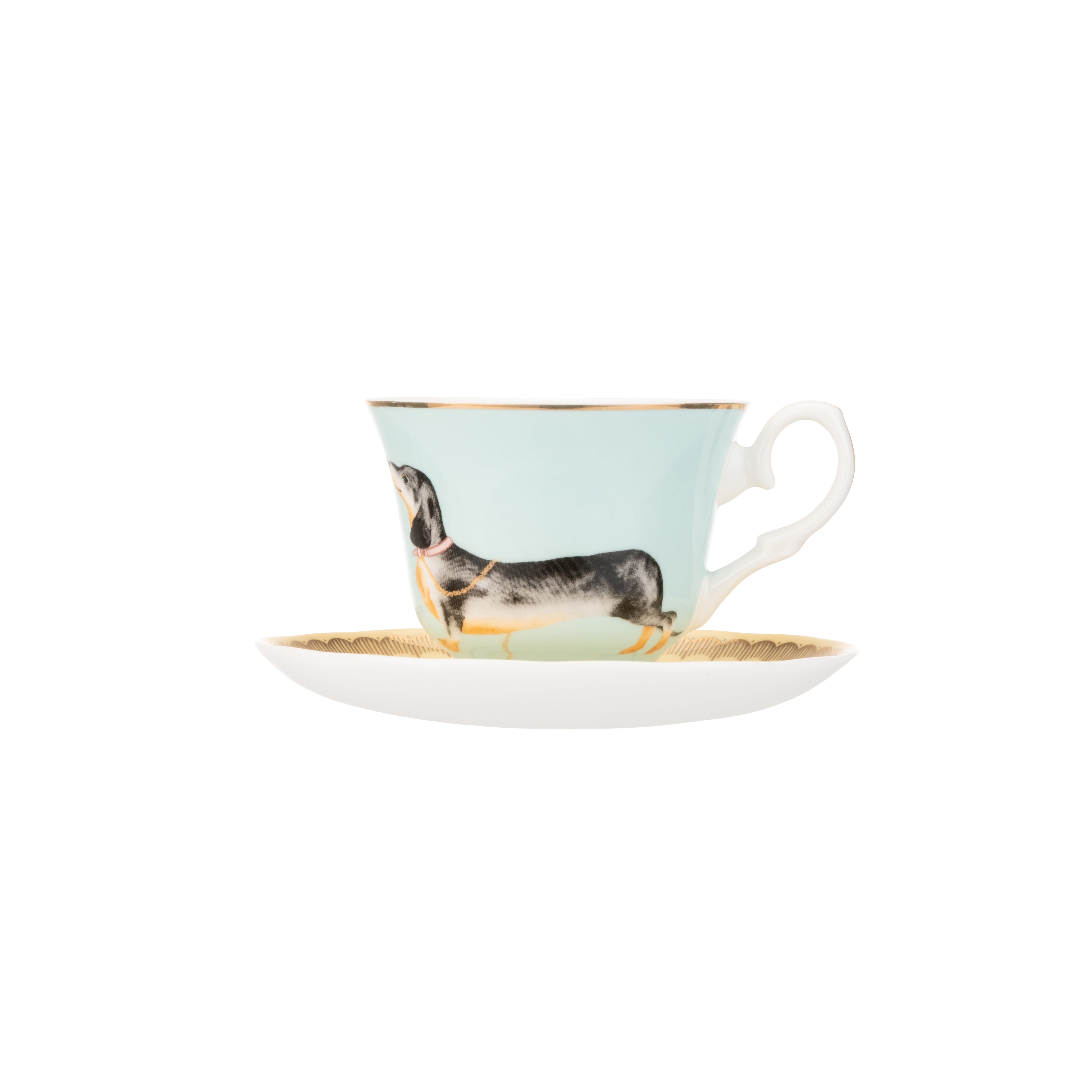 Yvonne Ellen Teacup and Saucer - Doggie