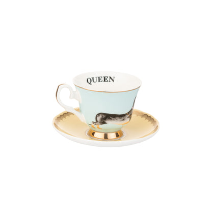 Yvonne Ellen Teacup and Saucer - Doggie