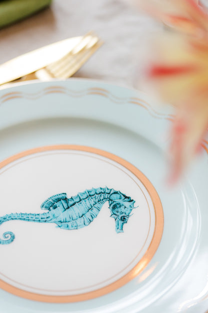 Yvonne Ellen Under The Sea Dinner Plate Set of 4