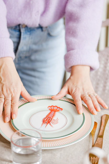 Yvonne Ellen Under The Sea Side Plate Set of 4