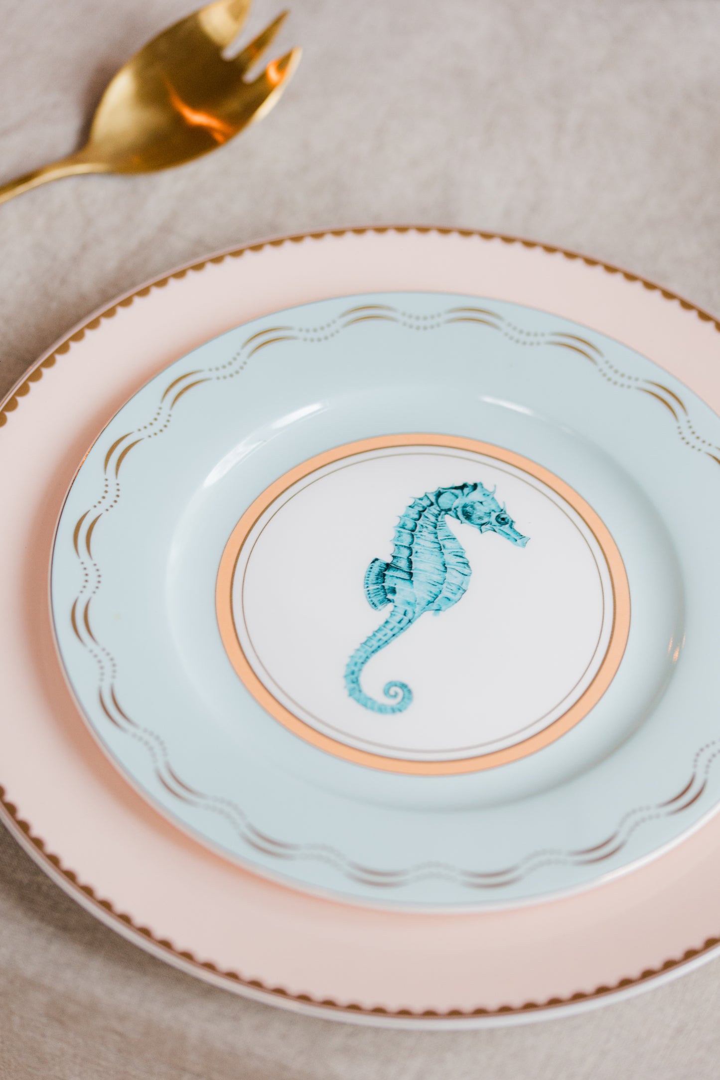 Yvonne Ellen Under The Sea Side Plate Set of 4