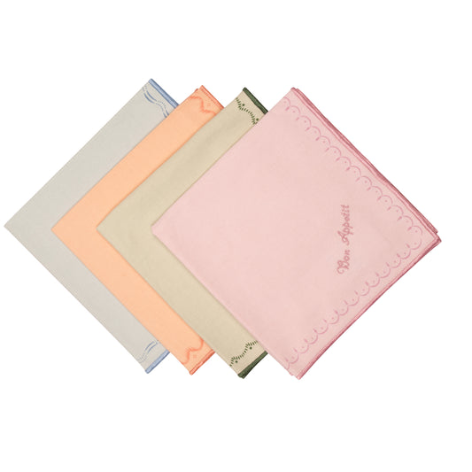 Yvonne Ellen Slogan Napkins Set of 4