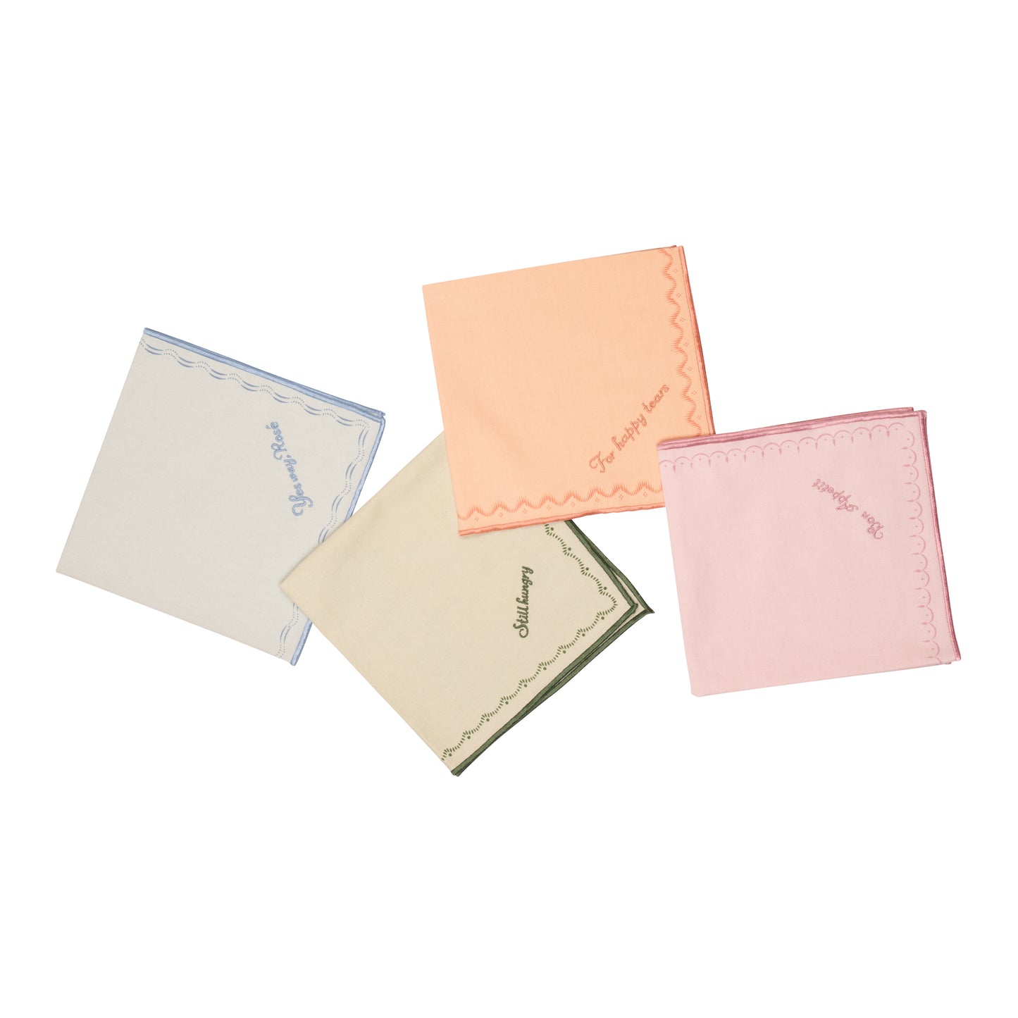 Yvonne Ellen Slogan Napkins Set of 4